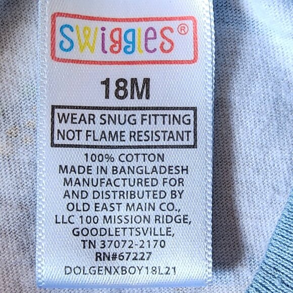 Swiggles Adorable Dinosaur Toddler Pajamas. Size 18 Months - Picture 5 of 5
